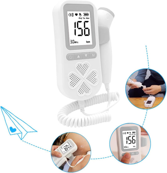 Mini Doppler, Used to Detect and Display Fetal Heart Rate