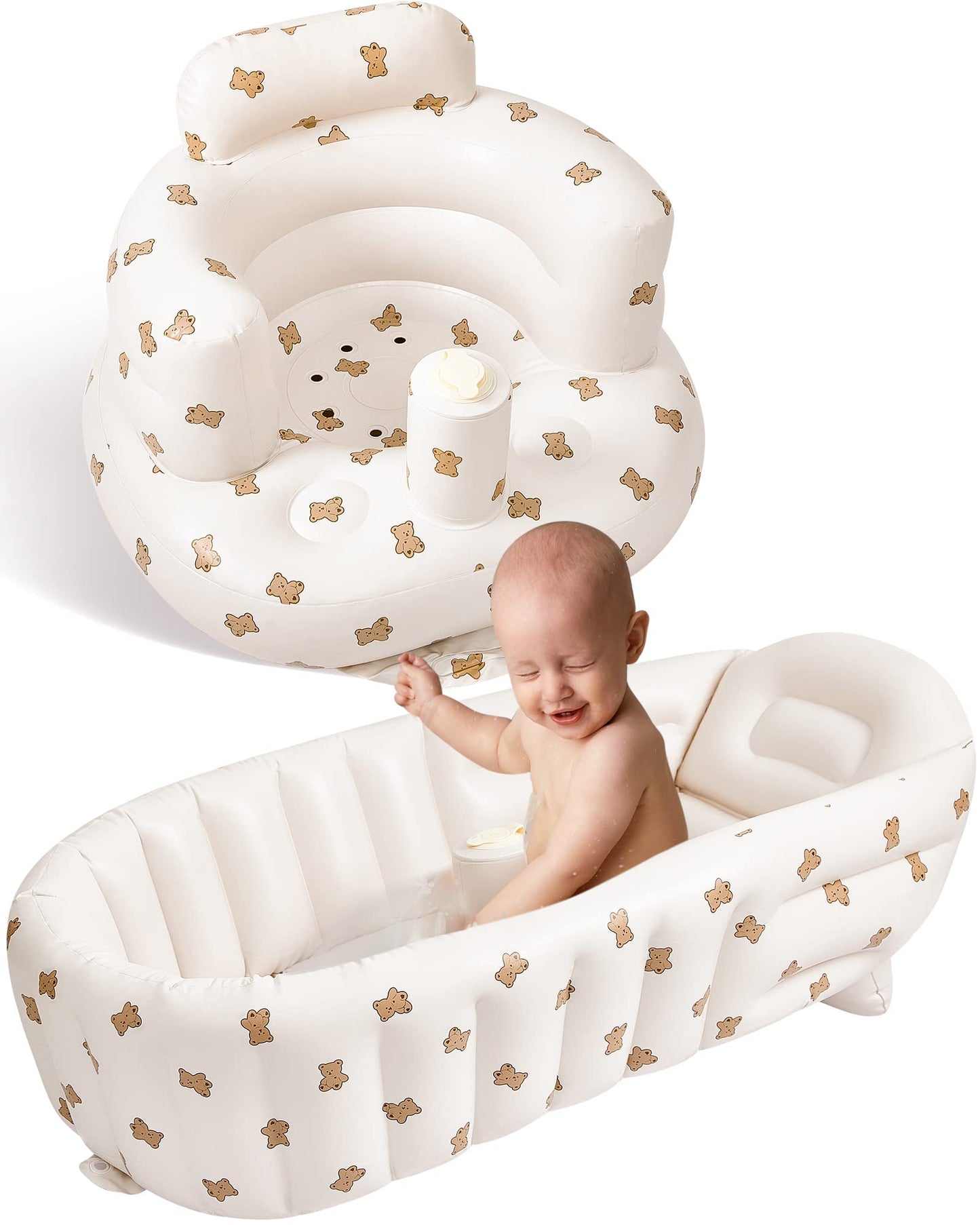 Inflatable Baby Seat for 3-36 Months Babies